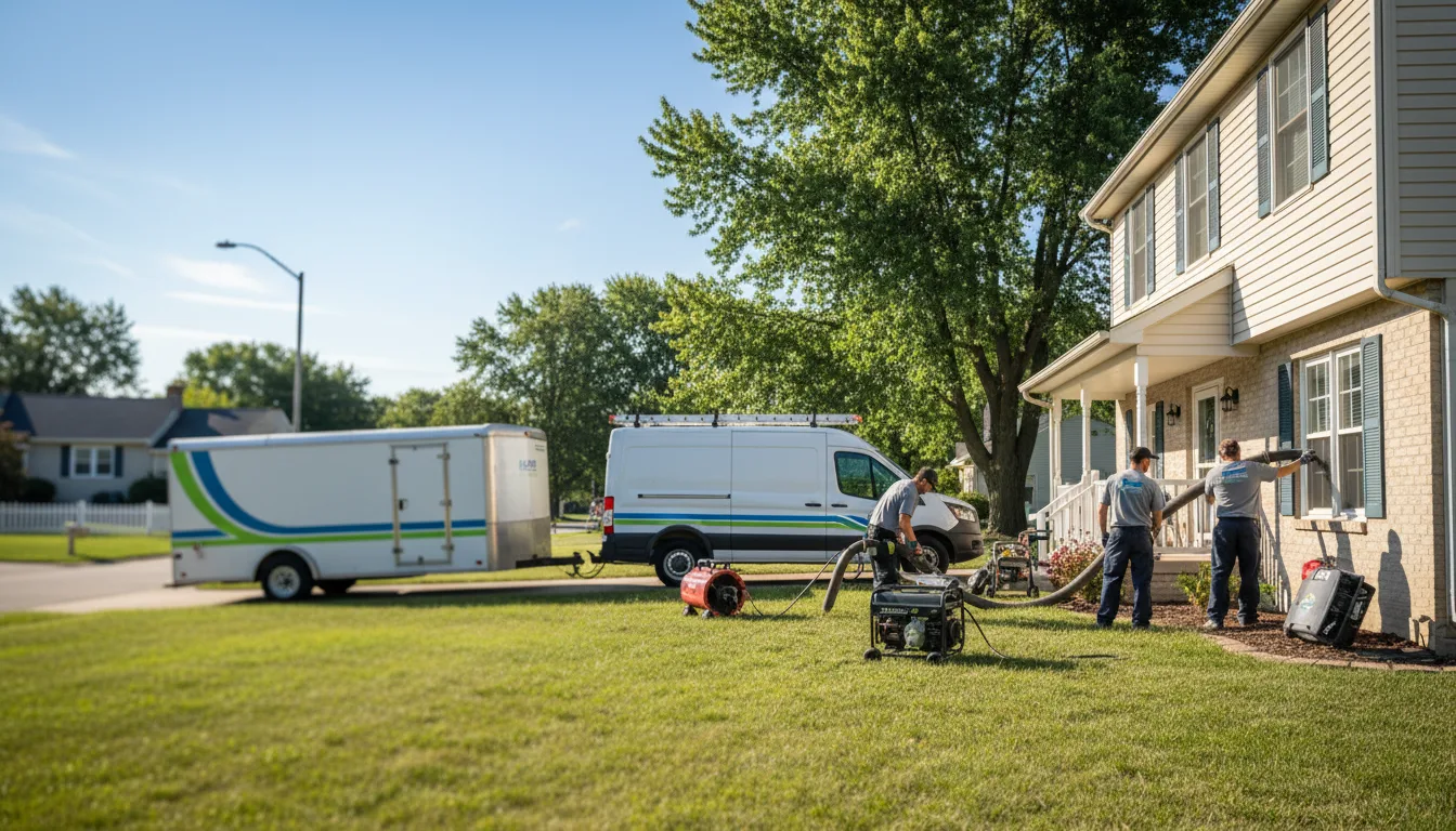 Flooded Basement Restoration And Cleanup With Repair in Coloma, WI near me